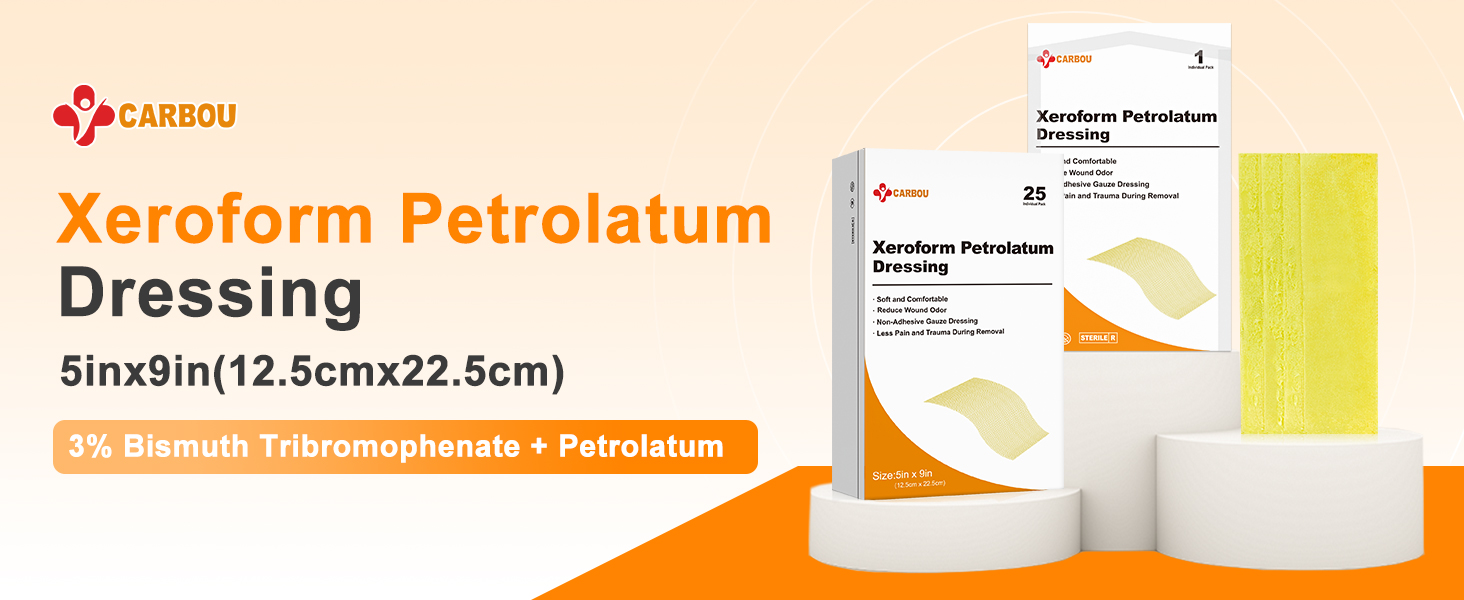 xeroform petrolatum dressing 5x9