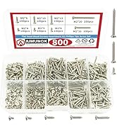 800pcs M2 Self Tapping Screw Assortment Kit Tapping Screw Assortment Kit Lock Nut Wood Thread Nai...