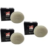 G.B.S 97% All Natural Shave Soap - Creates a Rich Lather Foam for Wet Shaving Experience (3 Pack ...
