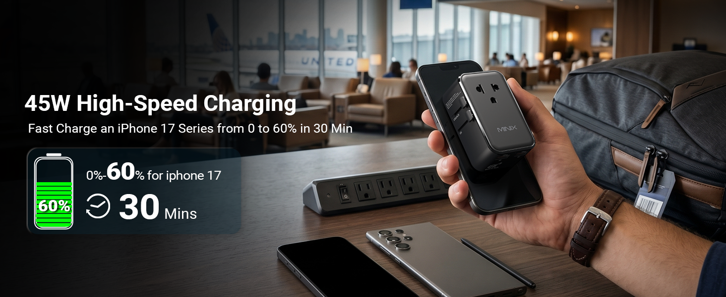 45W PD Travel Adapter