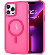 Anuck for iPhone 13 Pro Max Case Magnetic Phone Case Compatible with MagSafe, Soft TPU Bumper Har...