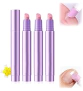 3Pcs Cuticle Oil Pusher Pen Set, 2-in-1 Ceramic Cuticle Pushers Pusher & Oil Pen, Nail Care Pens ...