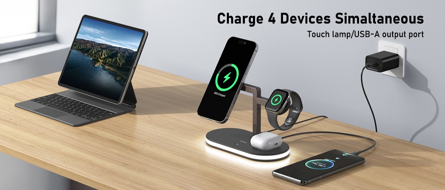 3 in 1 wireless charging station wireless charger