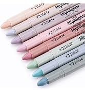 YISAN Bible Highlighter, Dry Highlighter, No Bleed, 8 Dusty Colors, 70634