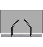 ECHOGEAR Sound Bar Mounting Bracket for Under TV - Adjustable Height & Depth for Max Compatibilit...