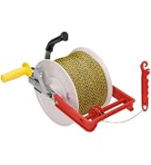 3:1 Geared Electric Fencing Reel, Electric Fence Wire Reel, with Auxiliary Winding Handle, Suitab...