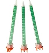 CosmoMix Square Static Mixer Nozzle Tube Tip, F System for 4:1/10:1 Mixing Ratio,7.1 Inches, 24 E...
