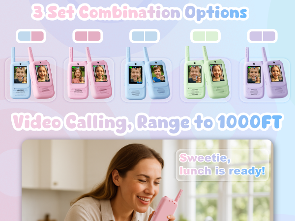 Video Walkie Talkies for Kids