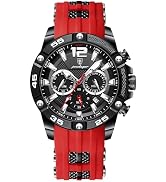 Gosasa Chronograph Mens Watches Military Sport Quartz Watch Luminous Date Fashion Wristwatch for ...