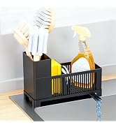 Rustproof Kitchen Sink Organizer for Countertop,Multifunctional Sink Organizer Caddy & Organizati...