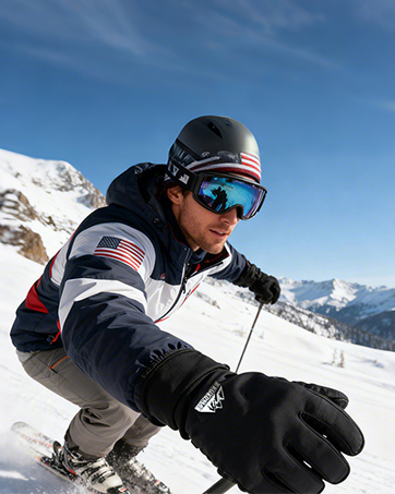 Bruvoalon Snowboard Gloves: Ergonomic Design for Park & Backcountry Riders