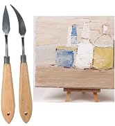 CONDA Palette Knife Set -10Pcs Stainless Steel Spatula Pallet Knife Painting Tools Metal Knives W...