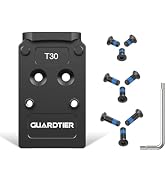 Guardtier T30 Titanium Mounting Plate Compatible with Holosun 407/507C/508T RMR Red Dot Sights on...