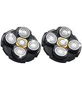 Shaver Replacement Heads Compatible with Microtouch Titanium Head Shaver, for Bald Men 2 Pack