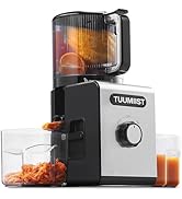 TUUMIIST Cold Press Juicer Machines 6.5'' Large Feed Chute for Whole Fruits & Vegetables, High Ju...