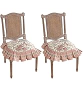 patdrea Chair Seat Covers for Dining Room,Velvet Chair Seat Slipcovers Set of 2, Washable Dining ...