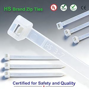 zip tie 6 inch for wreath craft clear