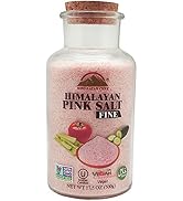 Himalayan Chef, Pink Salt wCork oz Non GMO, Fine (Wide Mouth Jar w/ Cork), 17.5 Ounce