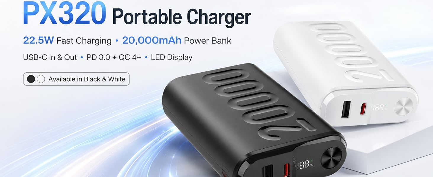 PX320 Fast Portable Charger