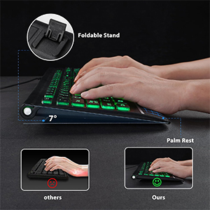 wired ergonomic keyboard