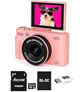 5K Digital Camera for Photography & Video – 75MP UHD Vlogging Camera with WiFi, Autofocus, 3" Fli...