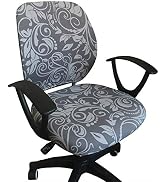 Melaluxe Computer Office Chair Cover - Protective & Stretchable Universal Chair Covers Stretch Ro...