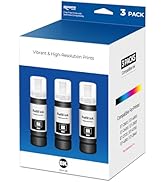 Replacement for T522 Black Ink Refill Bottles for ET-2800 ET-2400 ET-4800 ET-2803 Compatible for ...