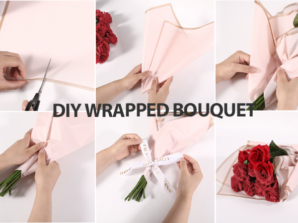 Bouquet wrapping paper