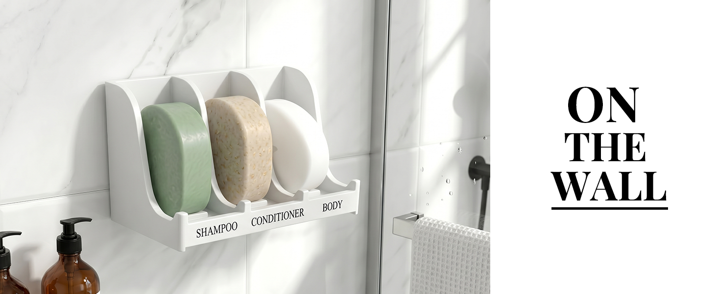 3-compartment soap holder 4
