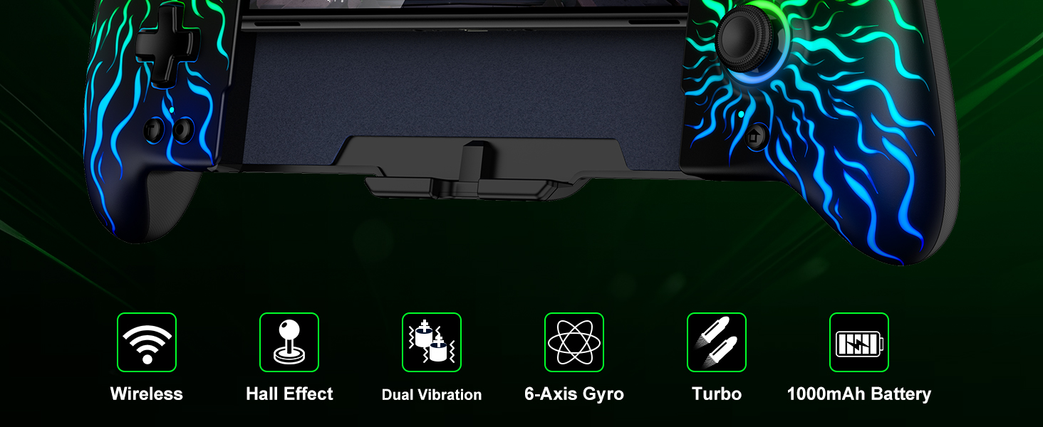 Switch Controllers for Nintendo Switch/OLED Games Handheld Mode