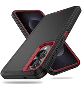 Case for Samsung Galaxy S25 Edge 2025, Dual-Layer Military-Grade Shockproof Cover for Galaxy S25 ...