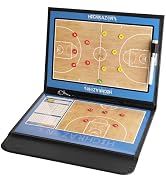 HIGHRAZON Basketball Coaching Board, Coaches Clipboard Tactical Magnetic Board Kit, Portable Stra...