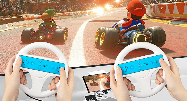 Use Mario Kart Racing Wheel