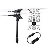 Clip Mount with Fan Grills and Adapter Cable