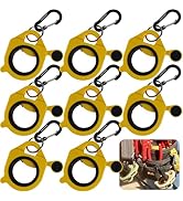 CANAANIN Zip Tie Holder Cable Tie Holder Organizer Multi-Colored Portable Carabiner Keychain Clip...