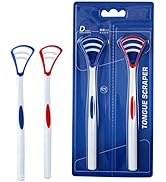YANDY Tongue scraper, tongue brush for adults and children,easy to use,freshens breath and helps ...