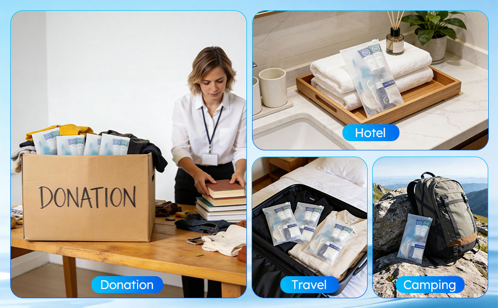 Travel Hygiene Kit Personal Toiletries Bulk