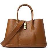 DORIS&JACKY Leather Top Handle Satchel Bag And Designer Tote Bag for Women | Fashion Medium Shoul...