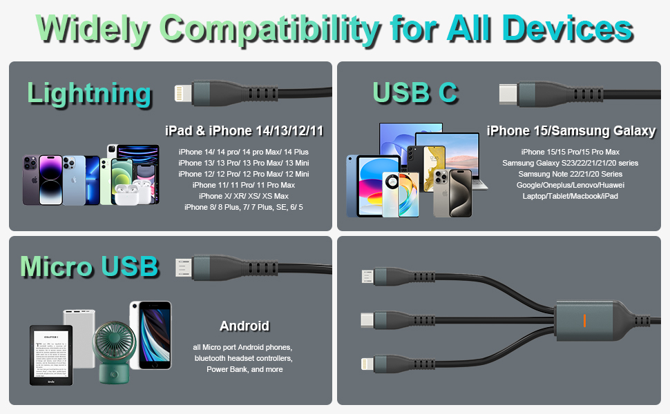multi charging cable