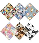 CREATCABIN 6Pcs Glasses Cleaning Cloth Microfiber Lens Cleaning Cloths Reusable Dog Glasses Clean...