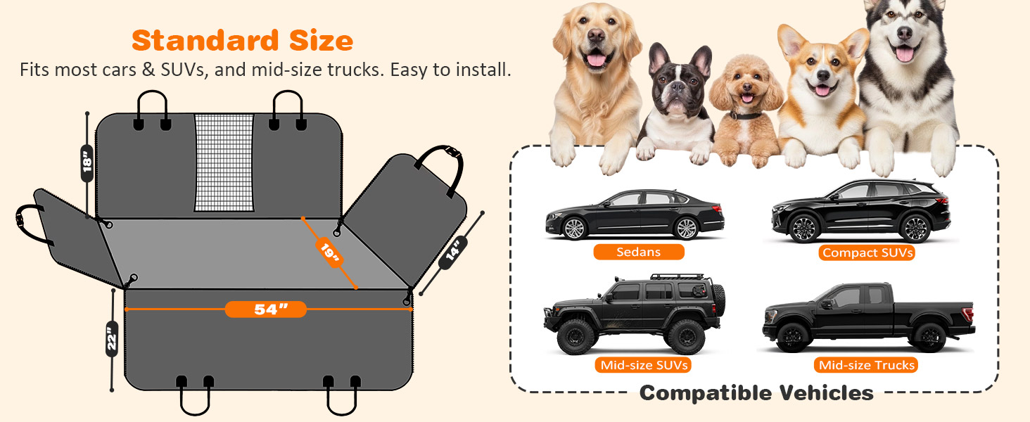 backseat cover for dogs in car
