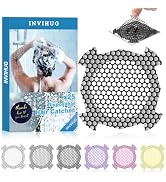 INVIHUG, 25 Pack Disposable Drain Hair Catcher, Shower Drain Hair Catcher Stickers for Shower and...