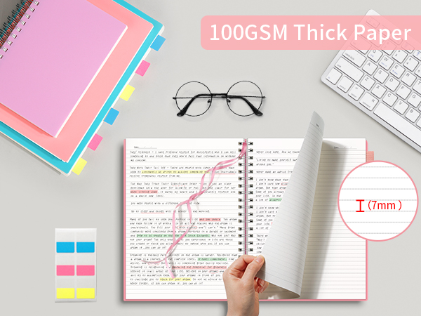 spiral notebook
