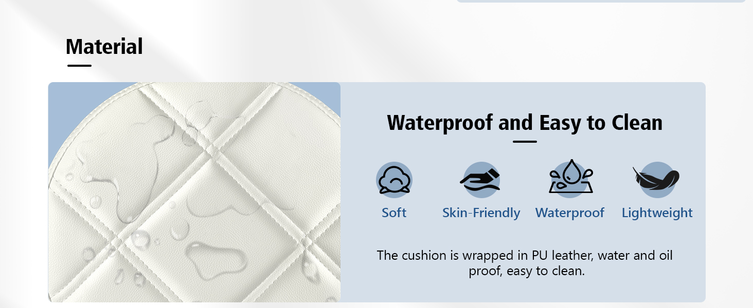 Waterproof and easy to clean