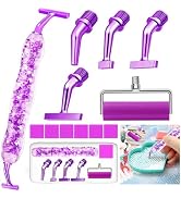 Diamond Art Pens Tools Diamond Painting Accessories Kits with Screw Metal Tip Roller Diamond Pain...