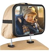 Baby Car Mirror Most Stable Backseat Mirror with Premium Matte Finish,Ultra High Definition PMMA ...