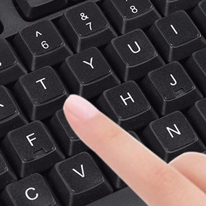 2PCS English Keyboard Stickers with Tweezer, Universal Replacement English Keyboard Stickers
