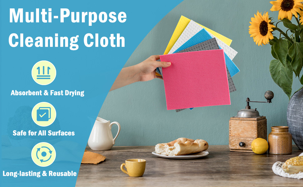 Multipurpose Swedish Dishcloths