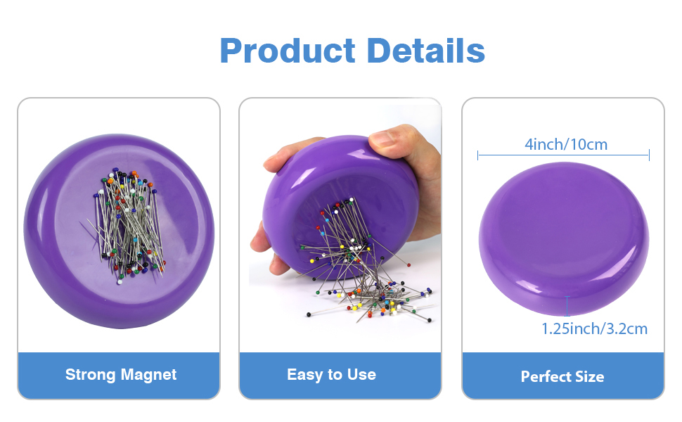 magnetic pin holder