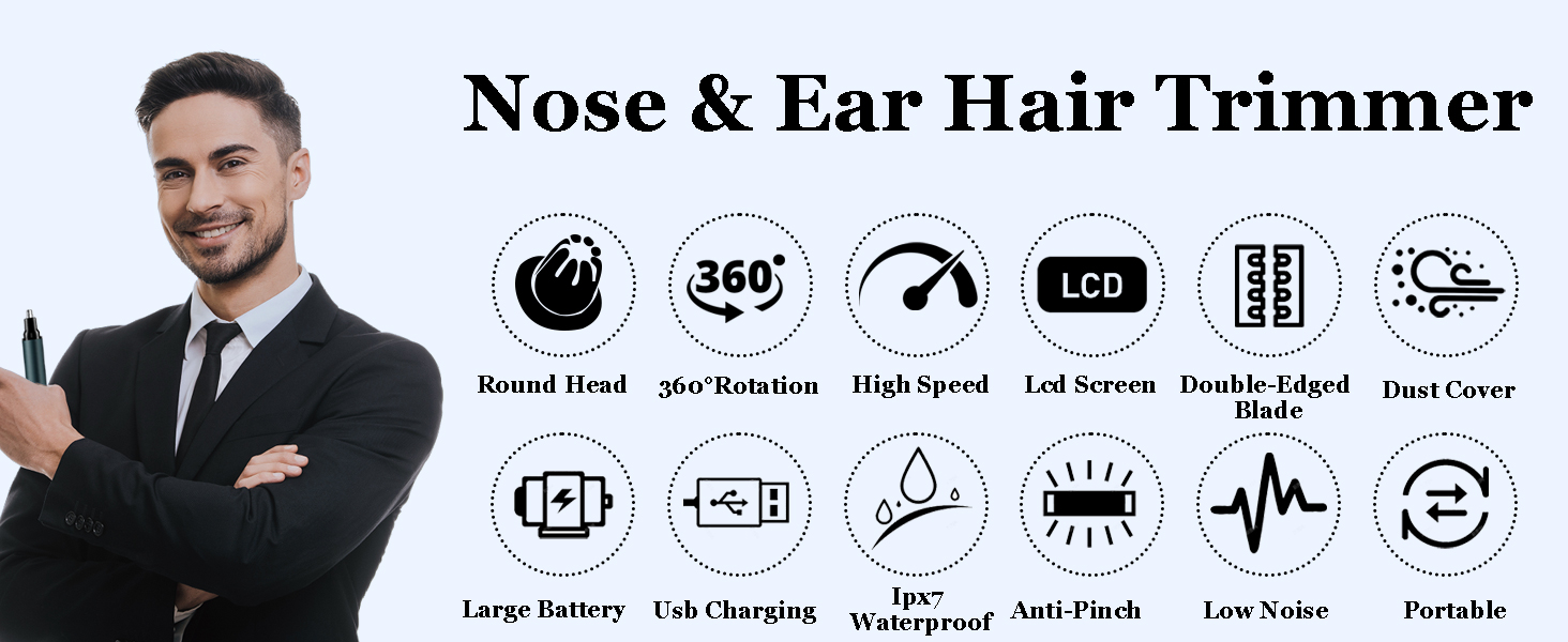 Nose and Ear Hair Trimmer